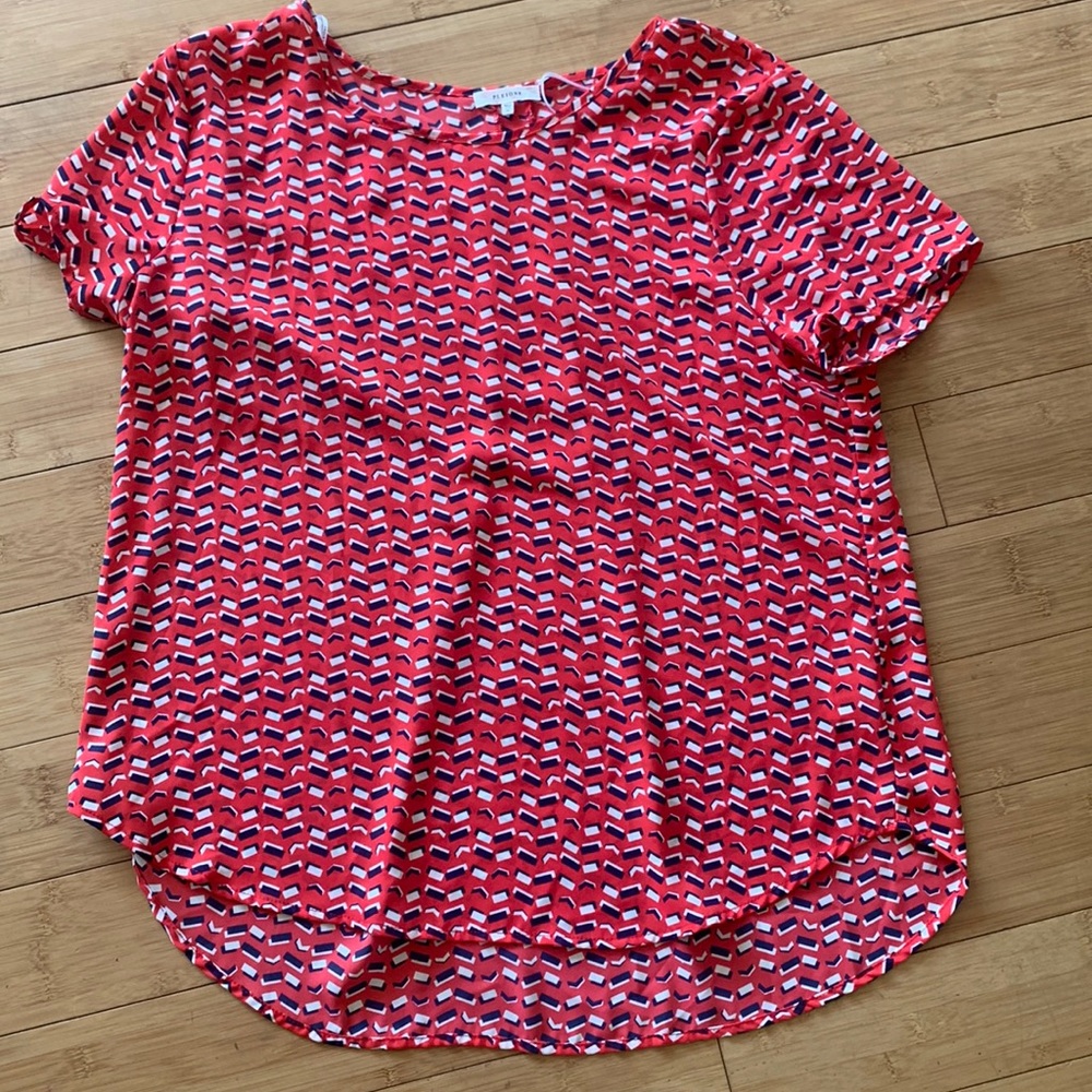 Red blouse